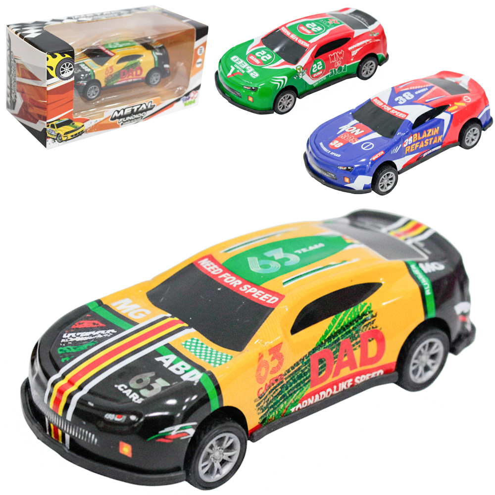 CARRO DE METAL A FRICCAO PULL BACK TOP KIDS