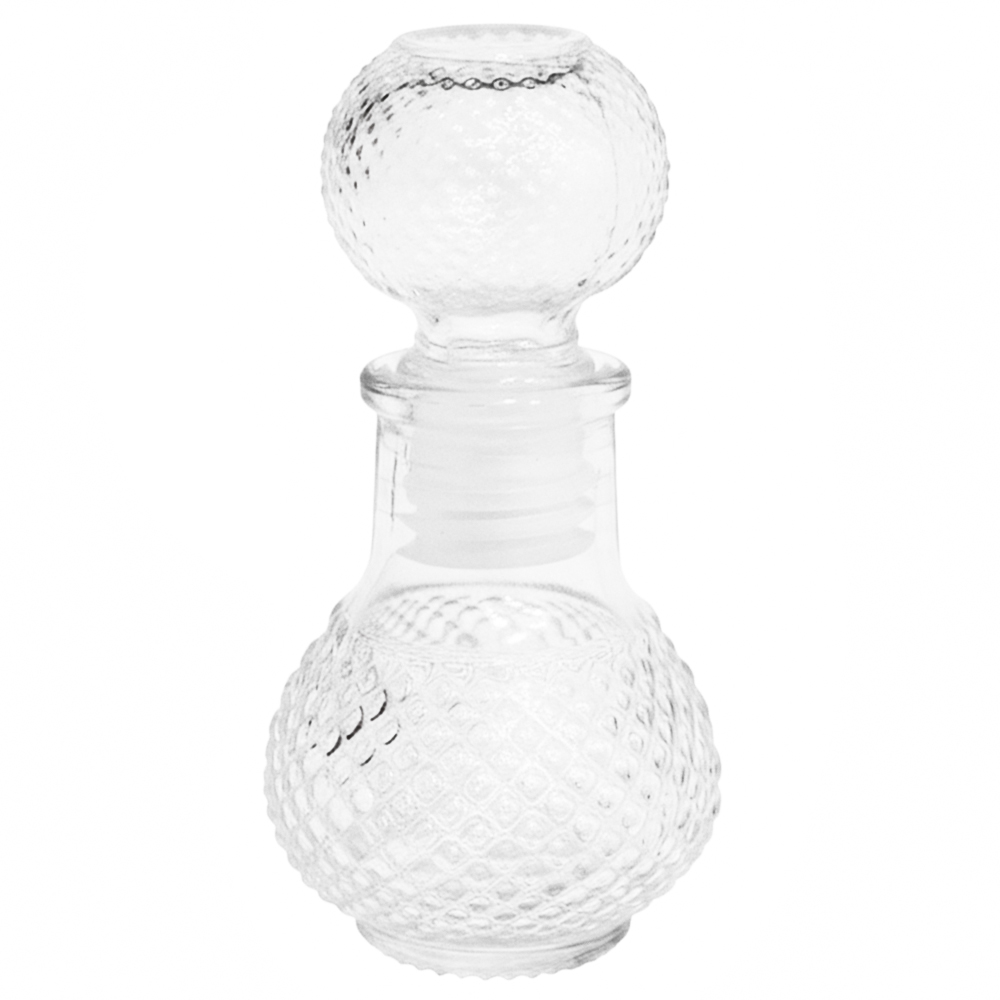 MINI GARRAFA LICOREIRA DE VIDRO REDONDA 50ML DAM198 CASCAVEL