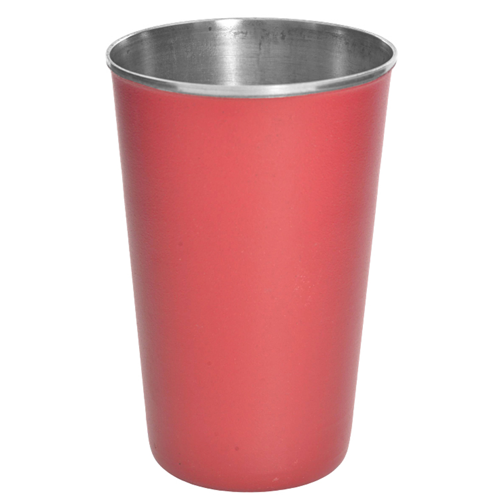 COPO DE INOX CHERRY VERMELHO 350ML