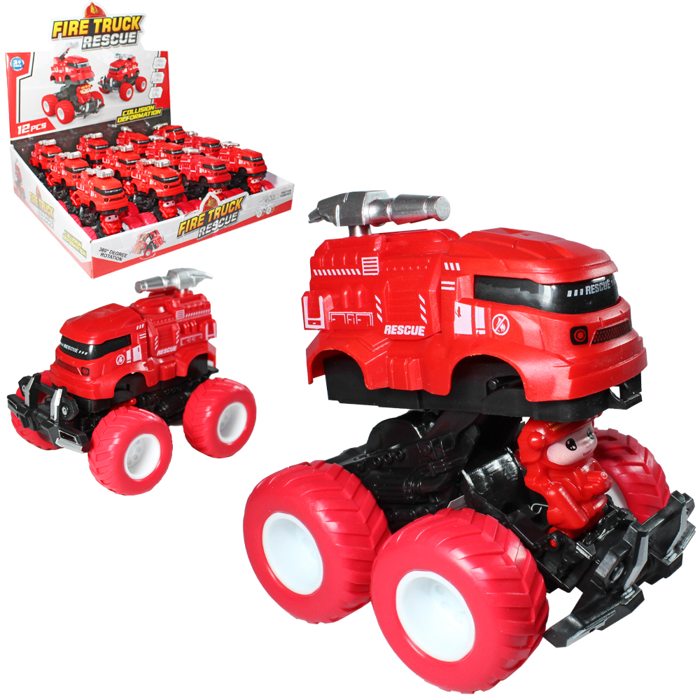 CARRO MALUCO CAMBALHOTA CAMINHAO BOMBEIRO A FRICCAO FIRE TRUCK RESCUE 