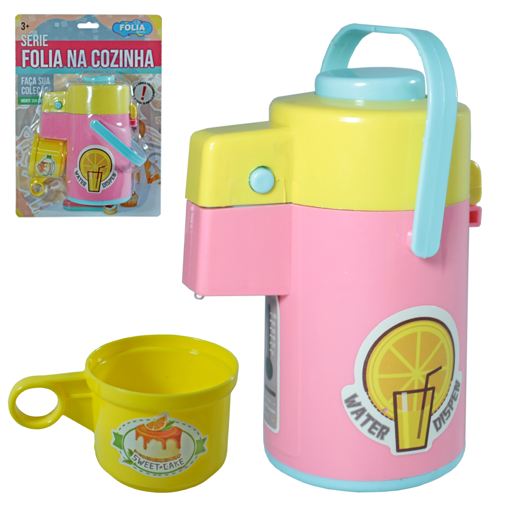 GARRAFA INFANTIL COM XICARA SERIE FOLIA NA COZINHA 