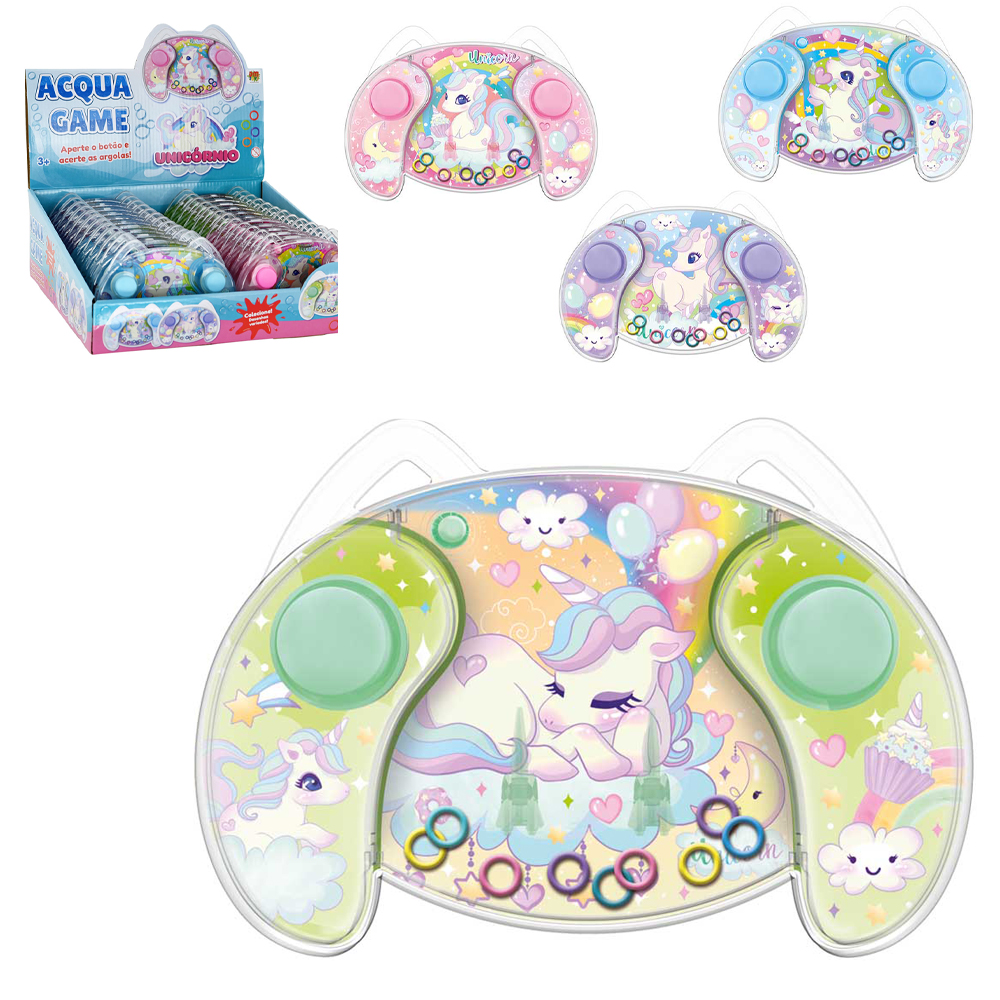 AQUAPLAY JOGO DE ARGOLA ACQUA GAME UNICORNIO 14,5X10CM