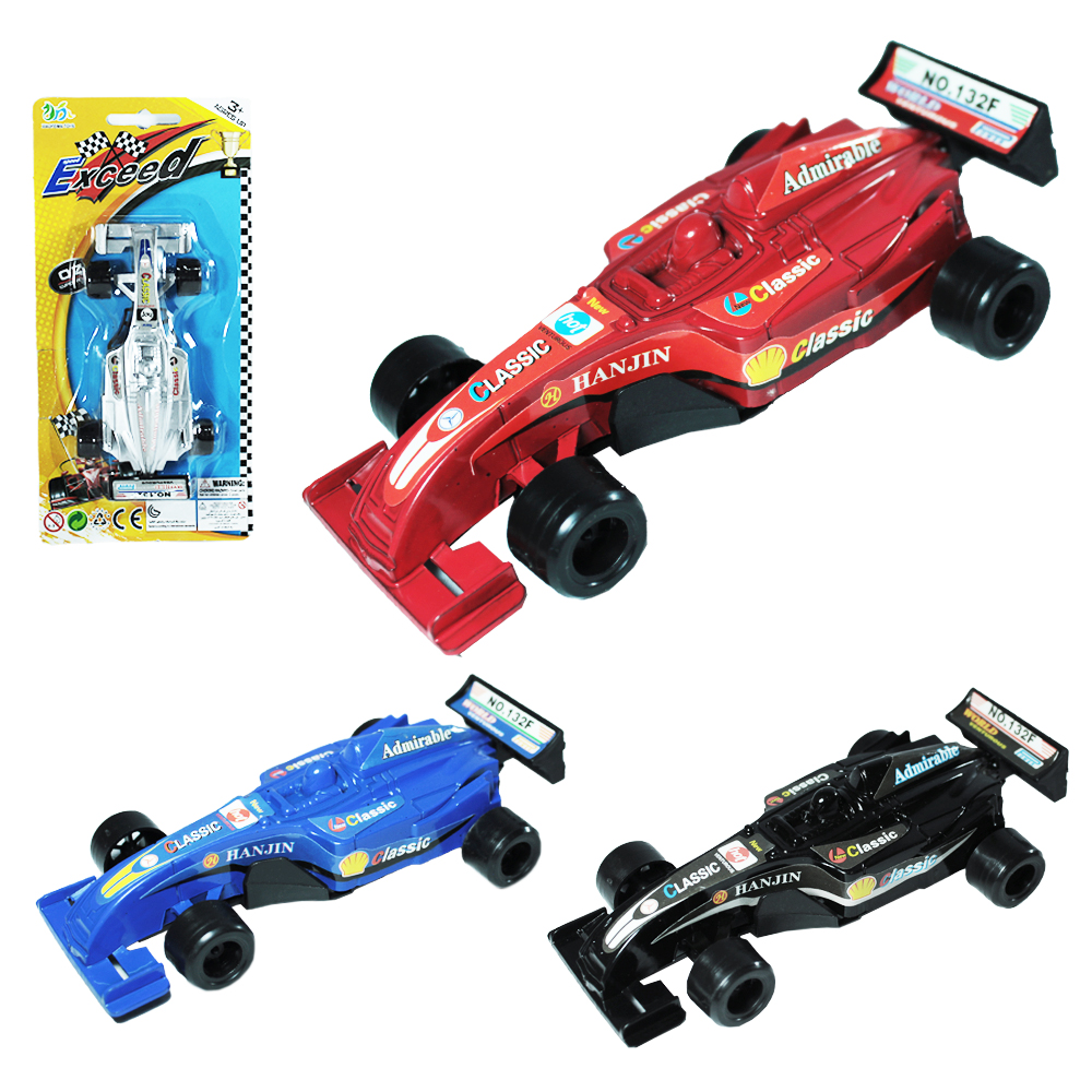 CARRO FORMULA 1 A FRICCAO PULL BACK EXCEED 13X6,5X3CM 