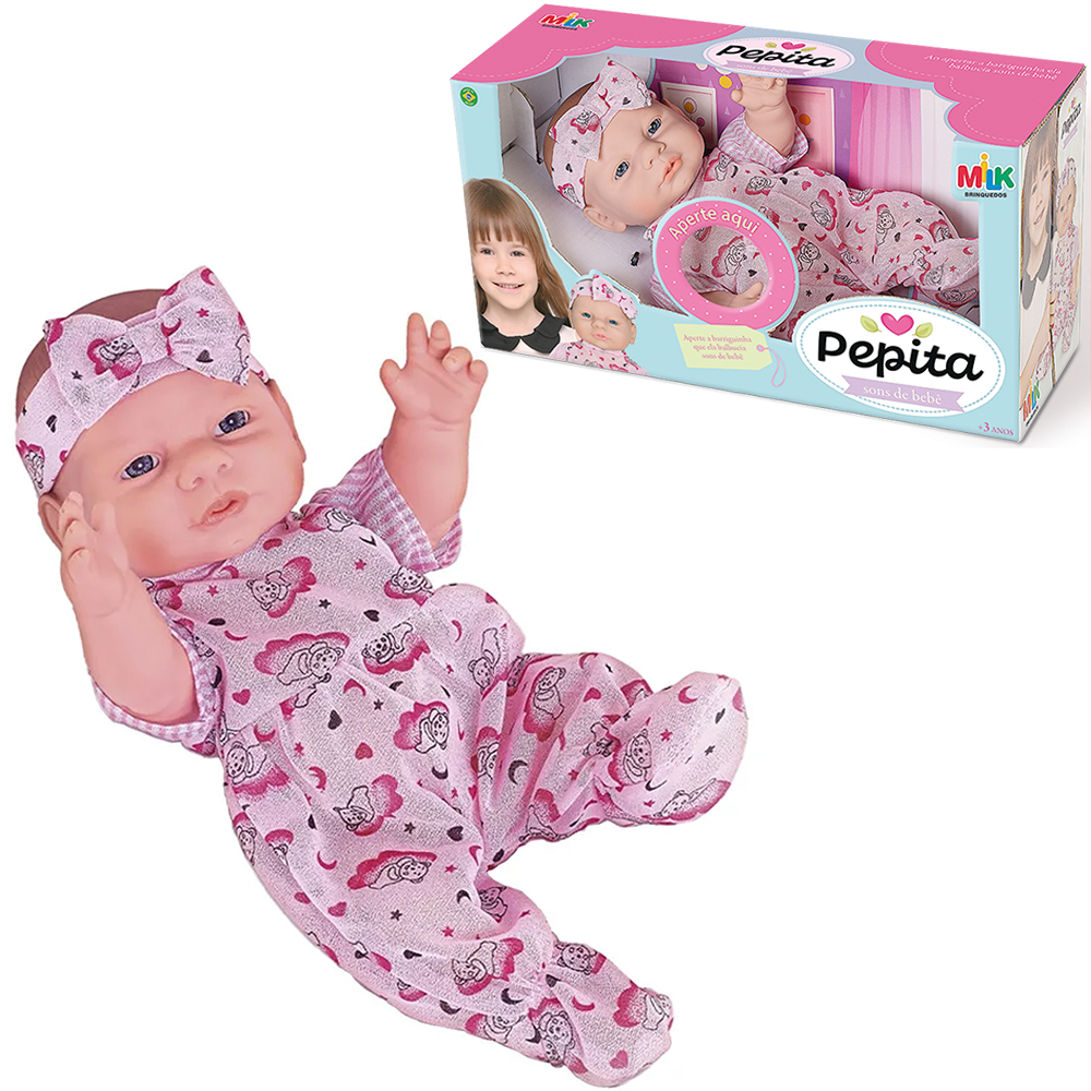 BONECA PEPITA SONS DE BEBE