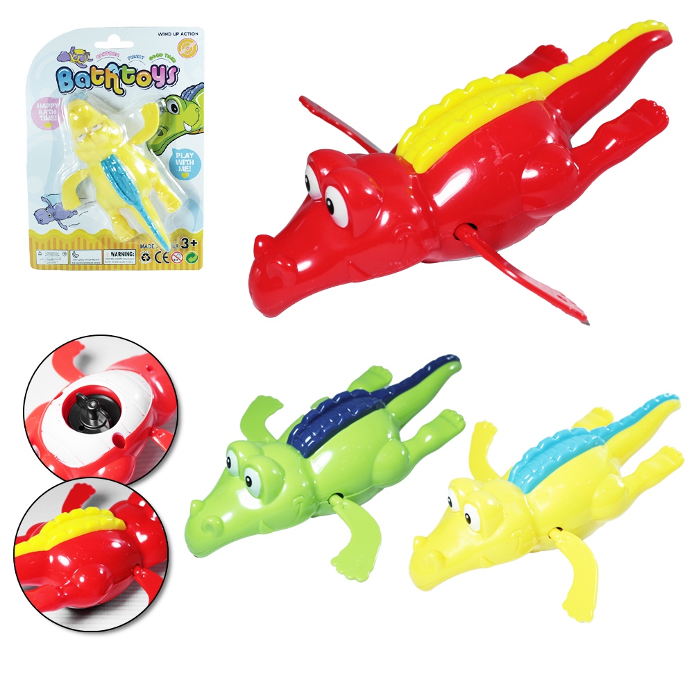 BRINQUEDO PARA BANHO JACARE A CORDA BATH TOYS 