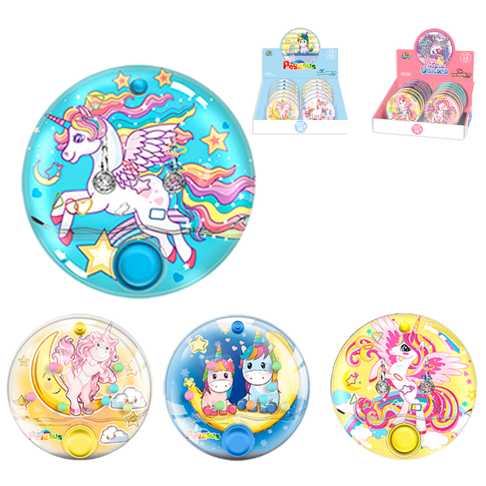 AQUAPLAY JOGO DE BASQUETE UNICORNIO PEGASUS HANDHELD 10CM DE Ø