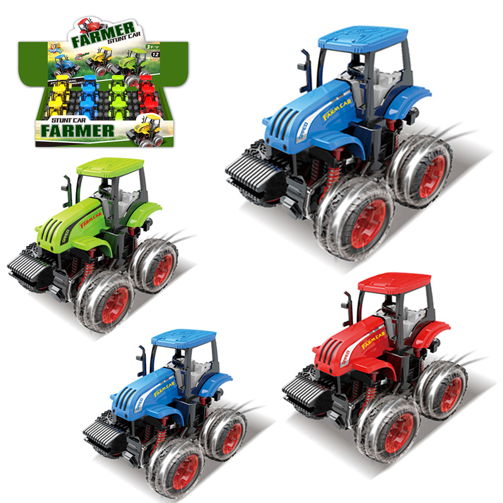 CARRO MALUCO CAMBALHOTA TRATOR FARMER A FRICCAO 4X4 STUNT CAR