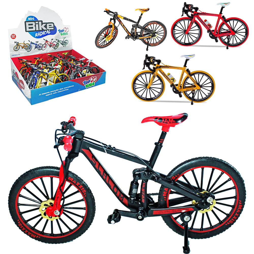 BICICLETA DE METAL DE DEDO BIKE RADICAL 11,5X19,5CM TOP KIDS