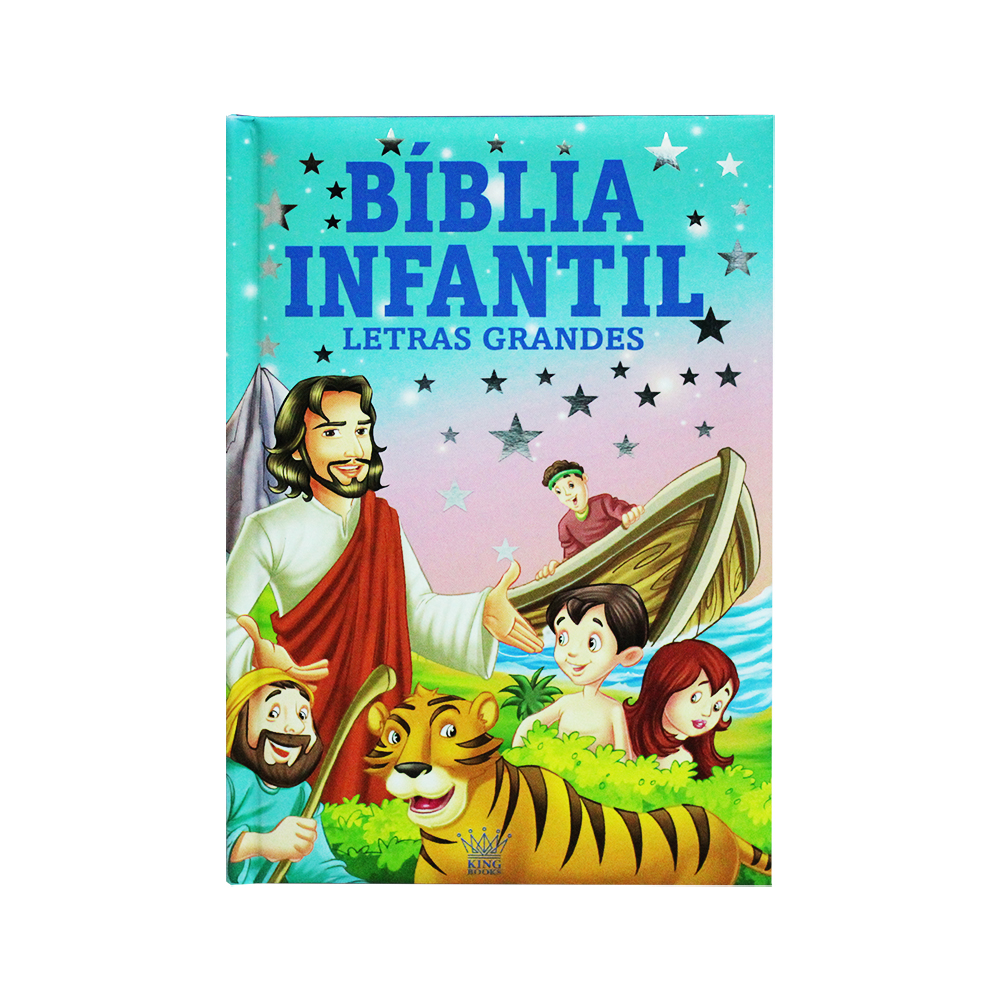 LIVRO BIBLIA INFANTIL COM CAPA ALMOFADADA