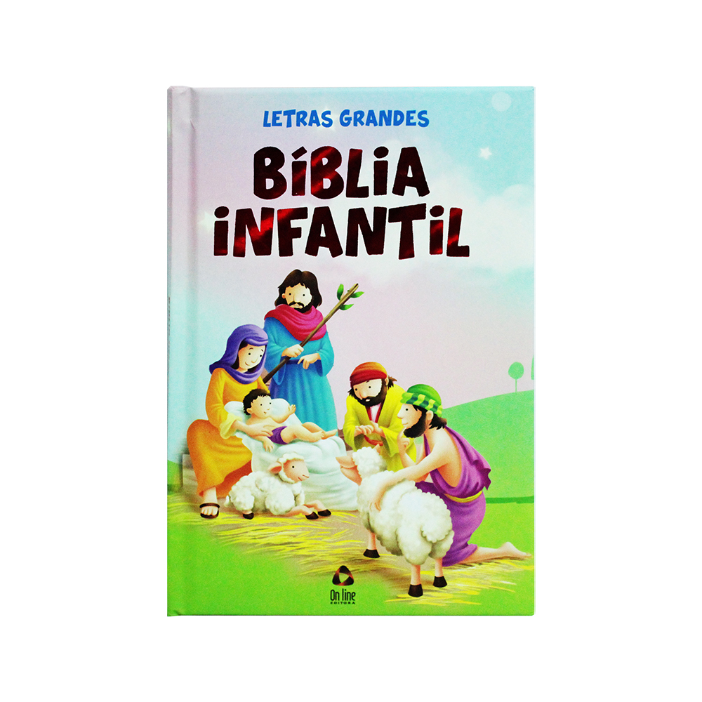 LIVRO BIBLIA INFANTIL COM CAPA ALMOFADADA