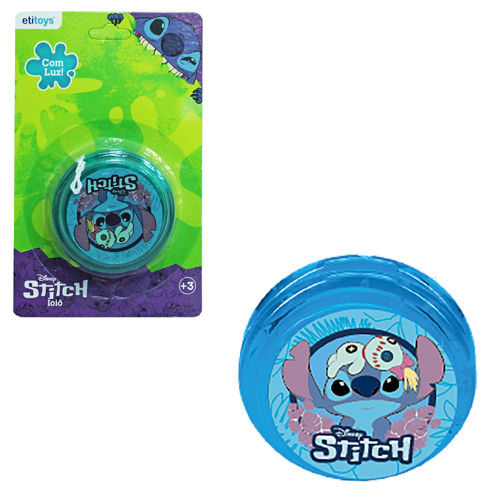 STITCH IOIO (YOYO) COM LUZ DE PLASTICO A BATERIA