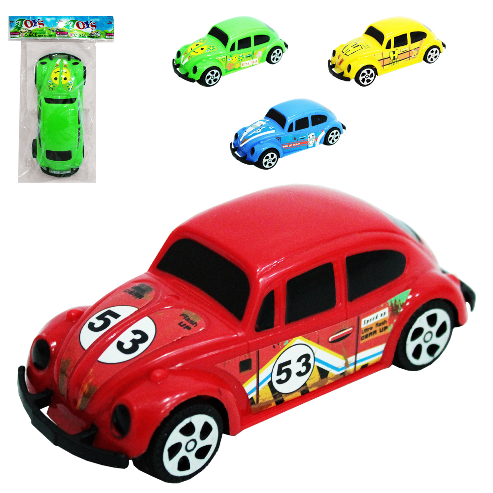 CARRO FUSCA RODA LIVRE 12,5X5X4CM 