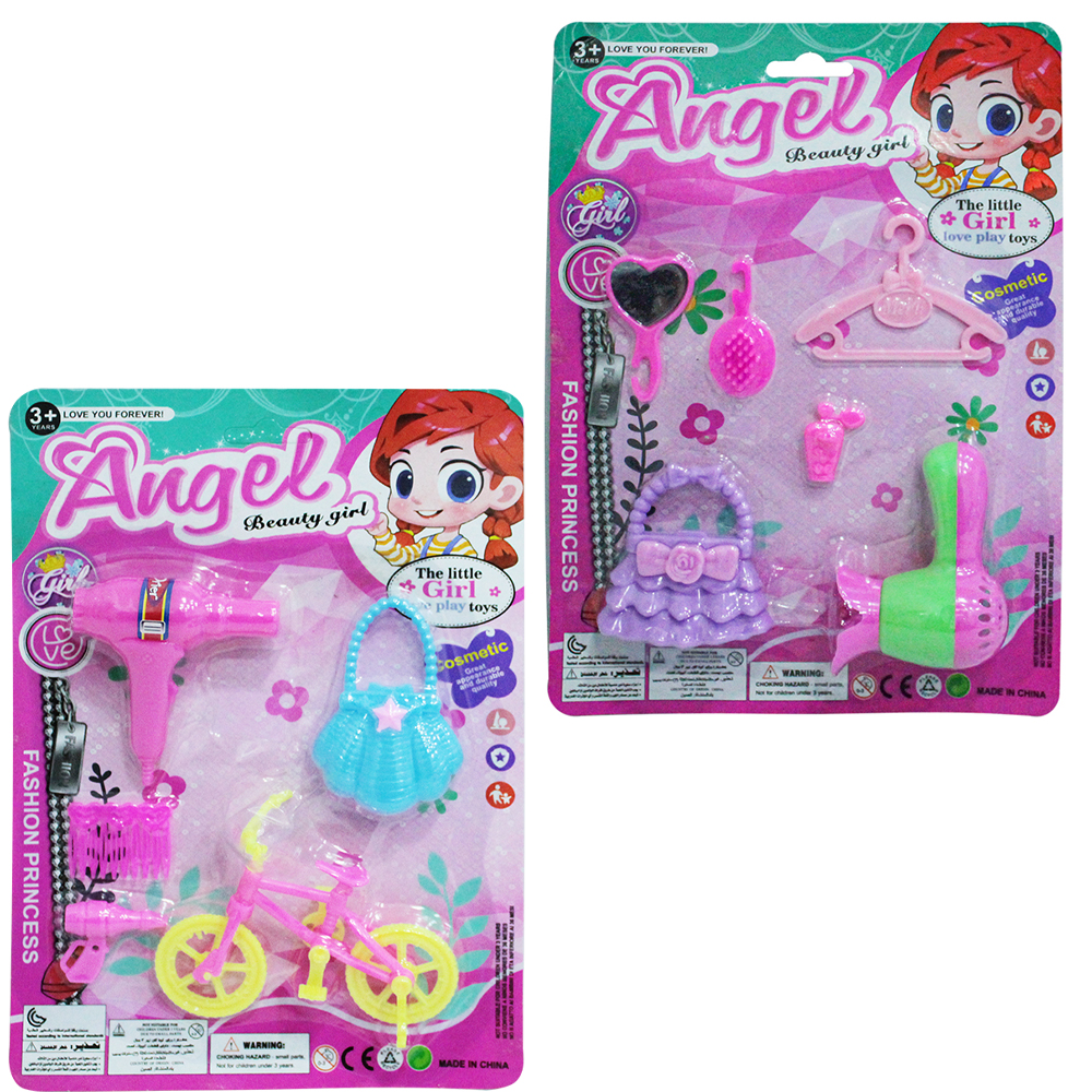 KIT BELEZA INFANTIL COM BOLSA + ACESSORIOS ANGEL BEAUTY GIRL