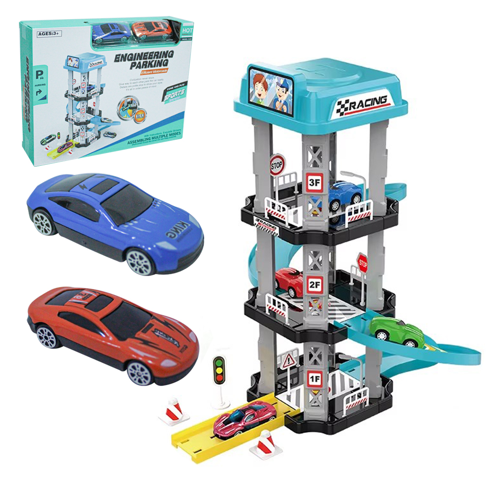 MONTA MONTA GARAGE / PISTA ESTACIONAMENTO ENGINEERING PARKING 3 ANDARES COM 2 CARROS 46 PECAS