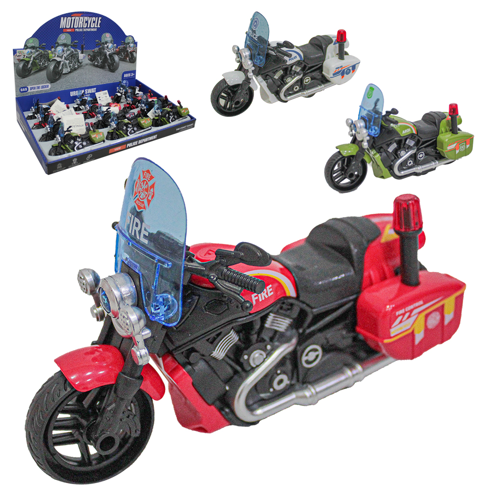 MOTO A FRICCAO MOTORCYCLE POLICE DEPARTMENT DP PLAY