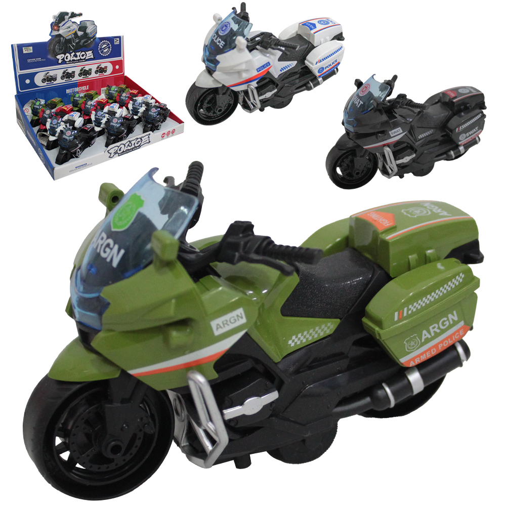 MOTO A FRICCAO MOTORCYCLE POLICE DP PLAY