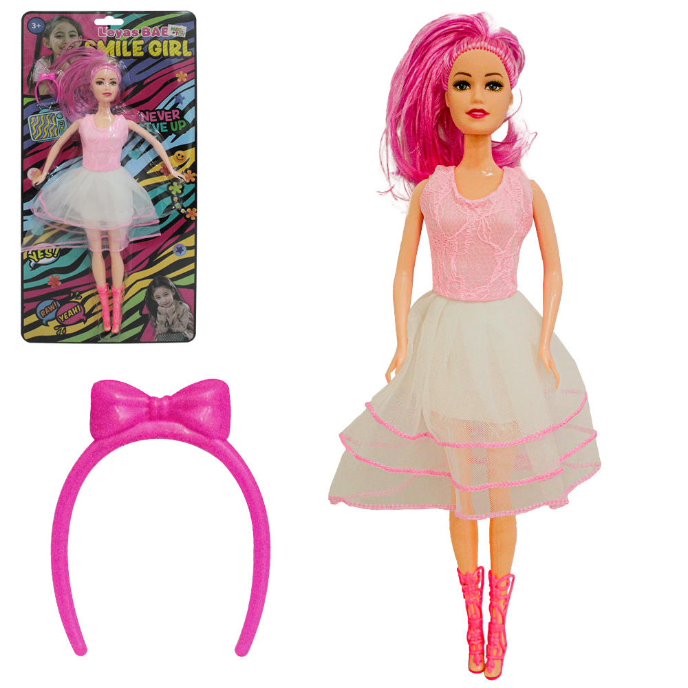 BONECA BAILARINA SMILE GIRL COM ACESSORIO