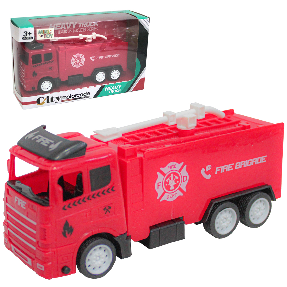 CAMINHAO BOMBEIRO A FRICCAO CITY MOTORCADE