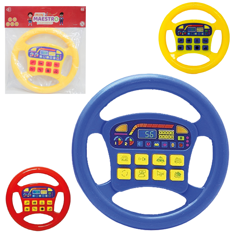 VOLANTE MUSICAL INFANTIL MINI MAESTRO A PILHA