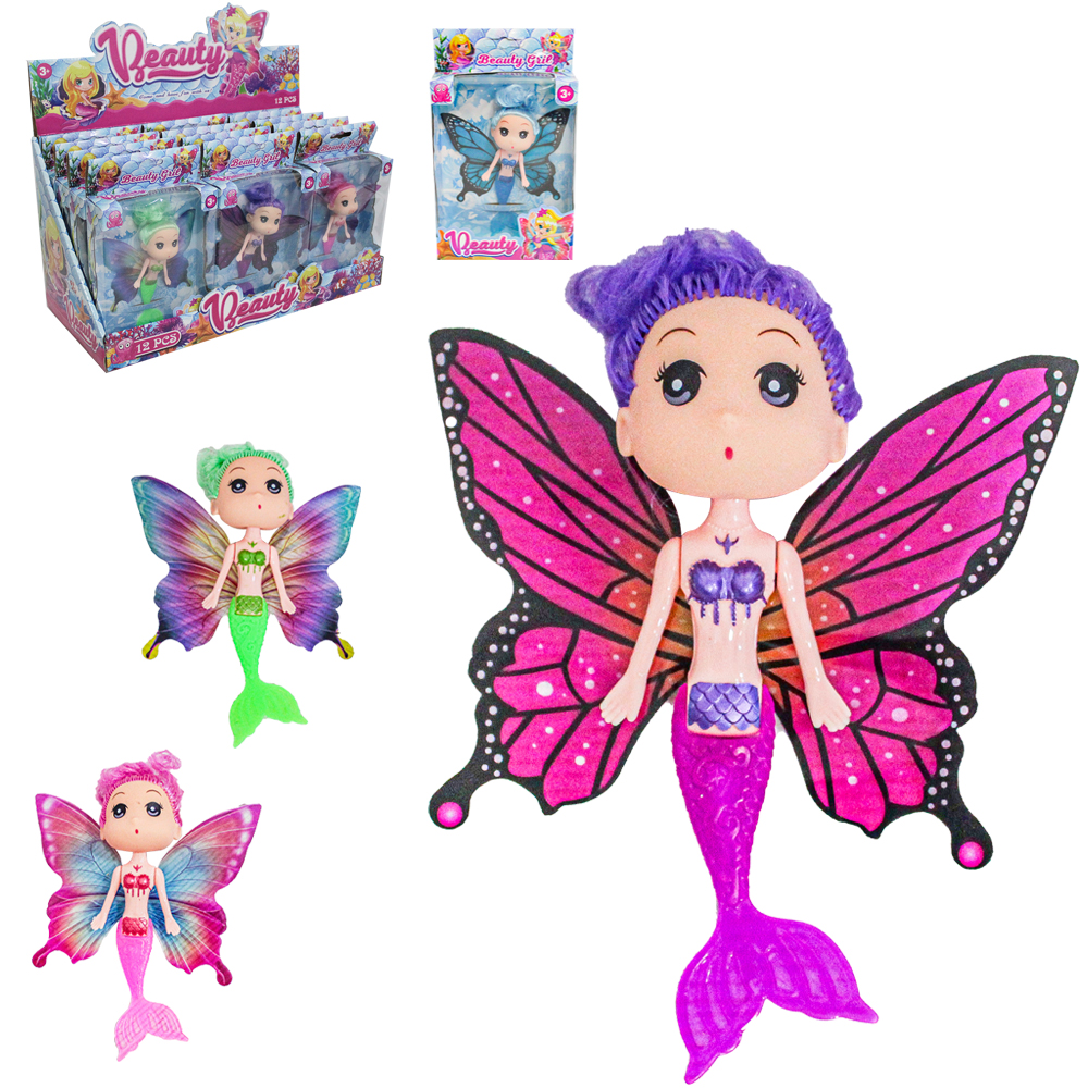 BONECA FADA / SEREIA BEAUTY DP PLAY