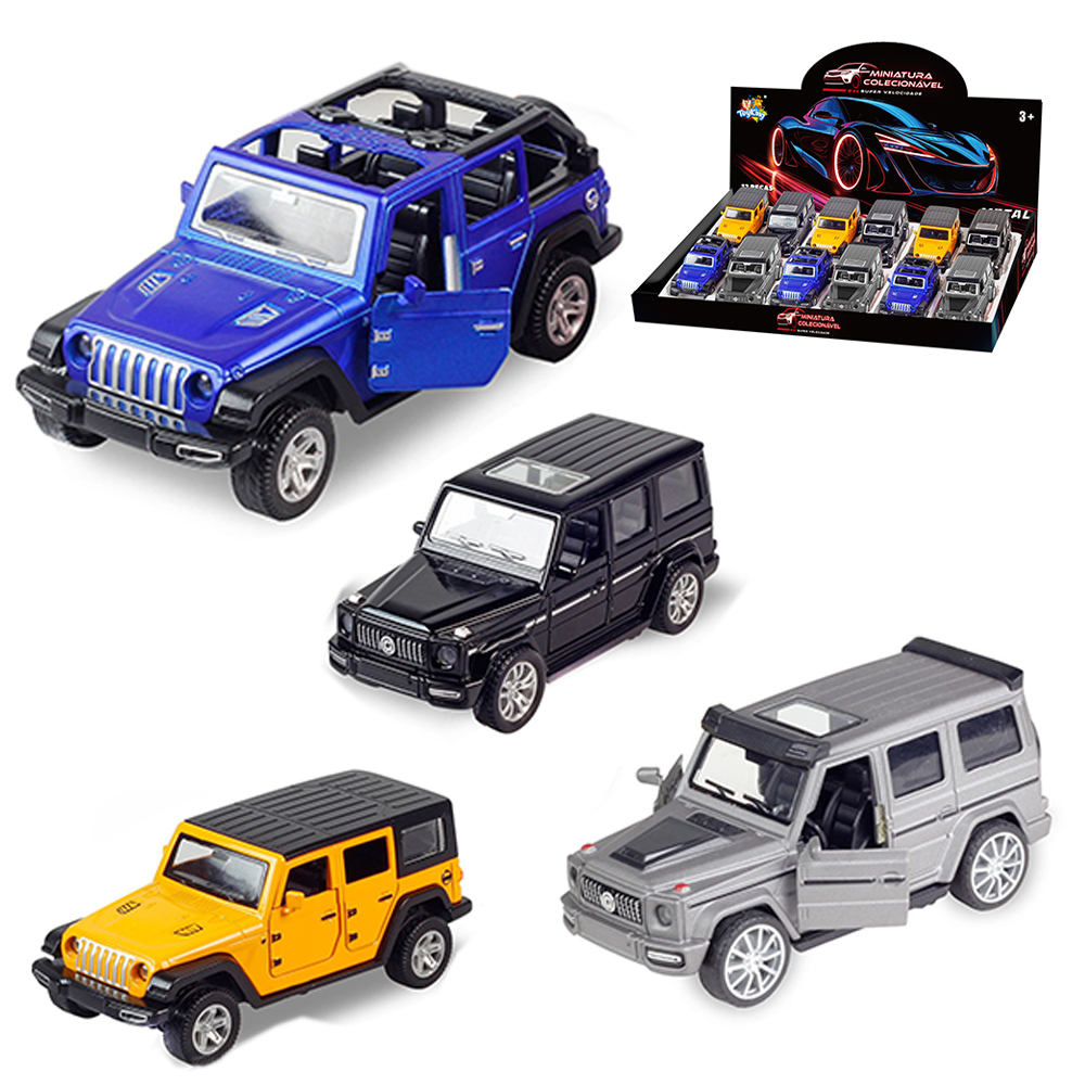 CARRO DE METAL A FRICCAO PULL BACK MINIATURA COLECIONAVEL DP PLAY