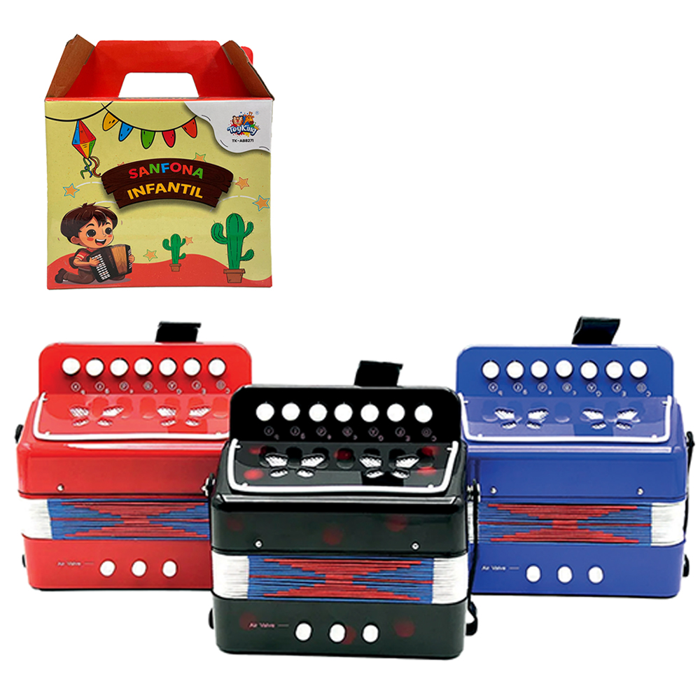 SANFONA / ACORDEON INFANTIL MUSICAL 17,5X16,5X11CM