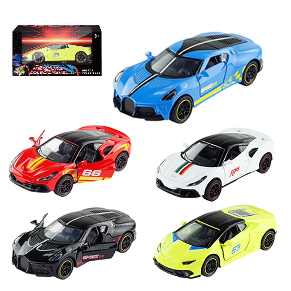 CARRO DE METAL A FRICCAO PULL BACK MINIATURA COLECIONAVEL
