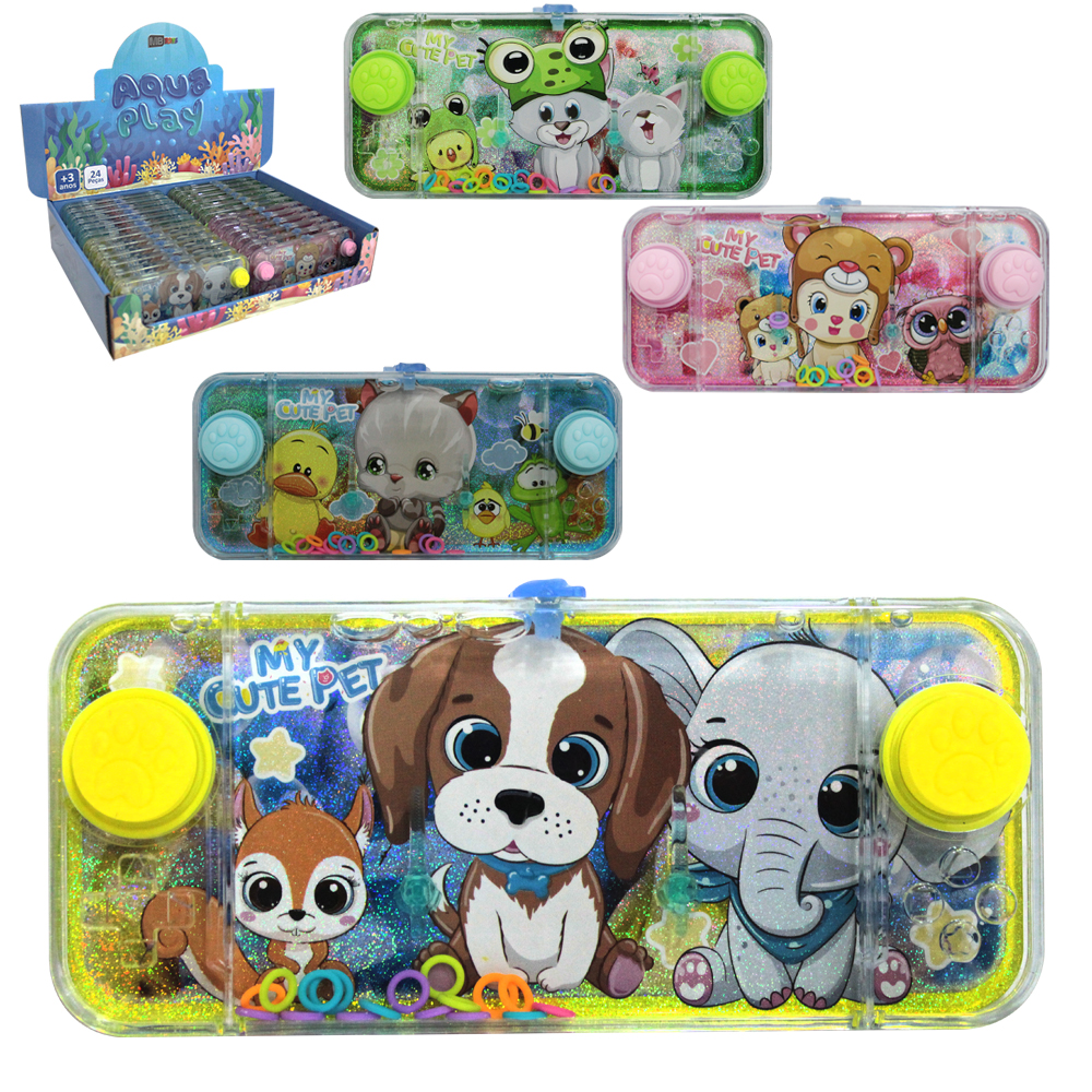 AQUAPLAY JOGO DE ARGOLA BICHINHOS 15,5X7CM MB TOYS