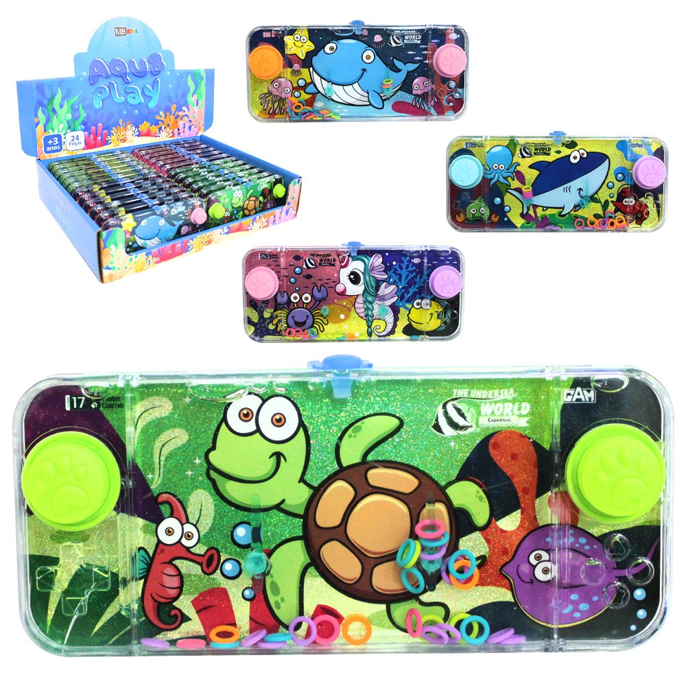 AQUAPLAY JOGO DE ARGOLA BICHINHOS 15,5X7CM MB TOYS