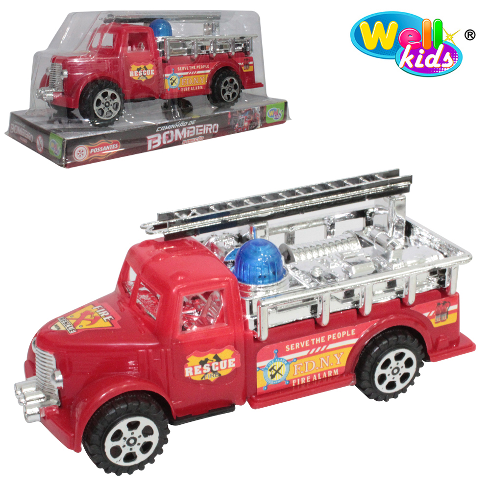 CAMINHAO BOMBEIRO A FRICCAO POSSANTES WELLKIDS