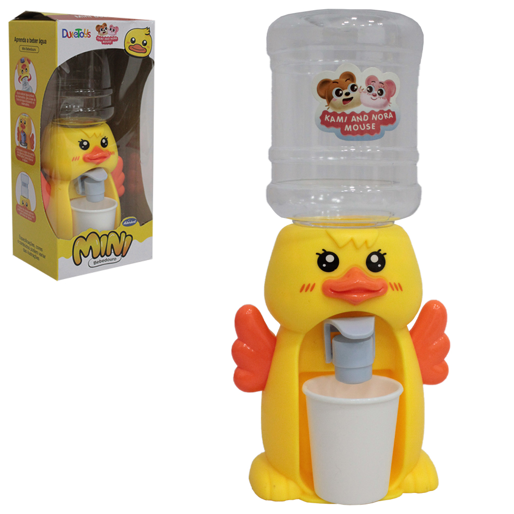 MINI BEBEDOURO INFANTIL PATO COM GALAO E COPO 