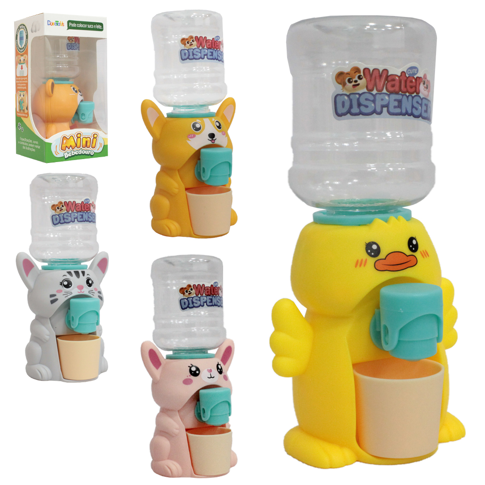 MINI BEBEDOURO INFANTIL BICHINHO COM GALAO E COPO
