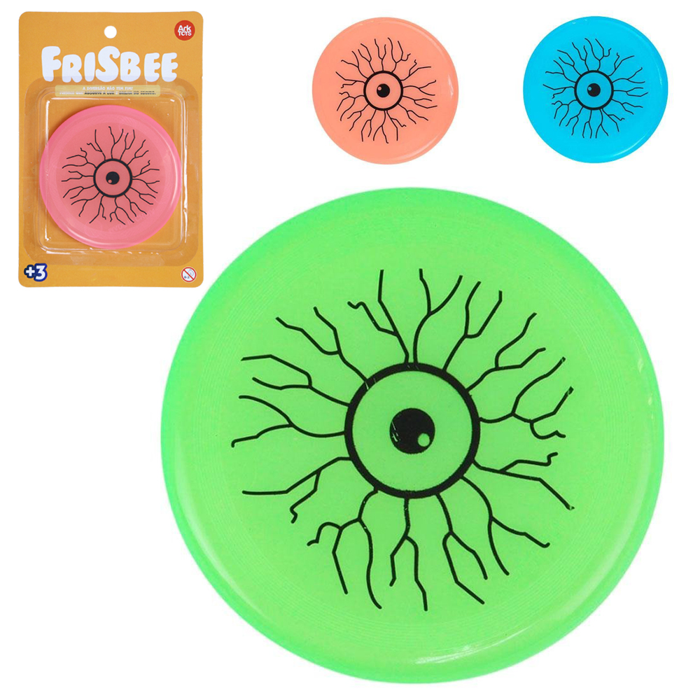 DISCO FRISBEE BRILHA NO ESCURO 10CM DE Ø
