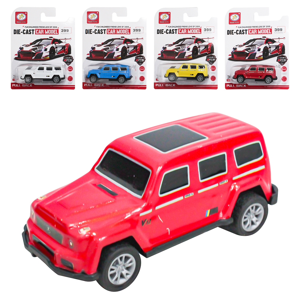 CARRO DE METAL A FRICCAO PULL BACK DIE-CAST CAR MODEL CRT