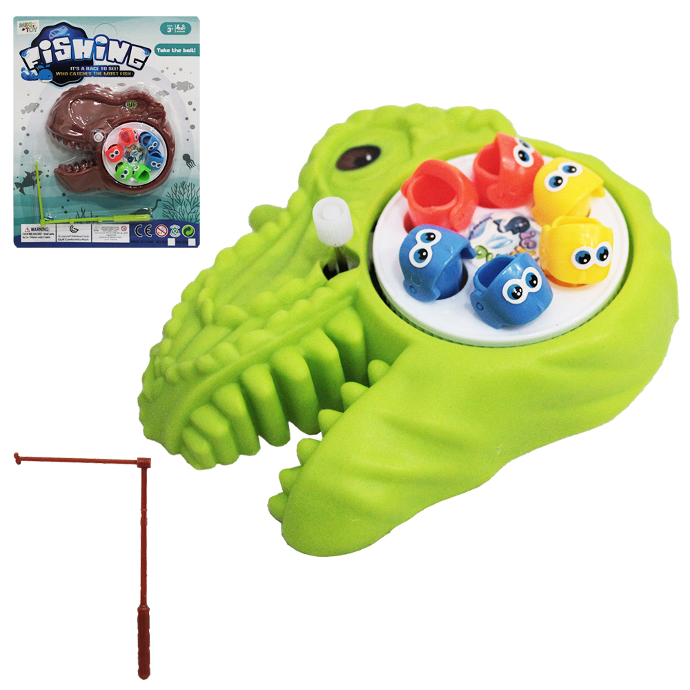 PEGA PEIXE A CORDA DINOSSAURO FISHING