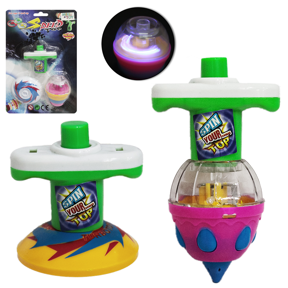 PIAO COM LANCADOR + LUZ SPEED TOP A BATERIA 3 PECAS