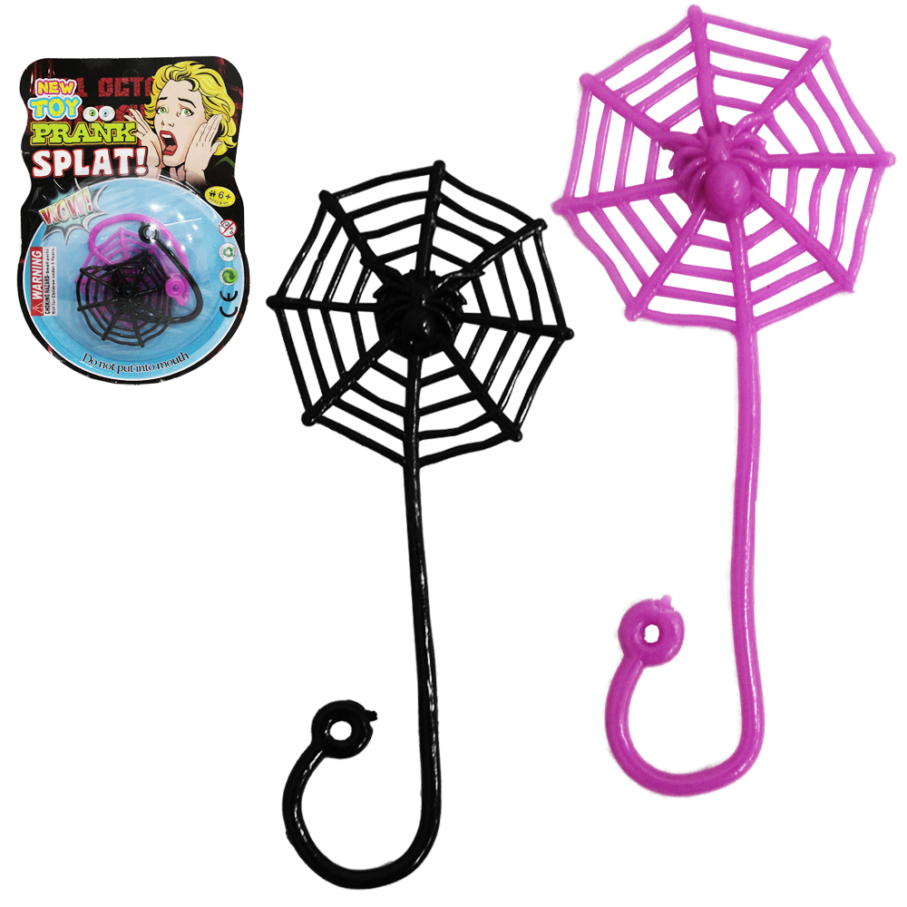 ARANHA GRUDA GRUDA NEW TOY PRANX SPLAT! COM 2 PECAS