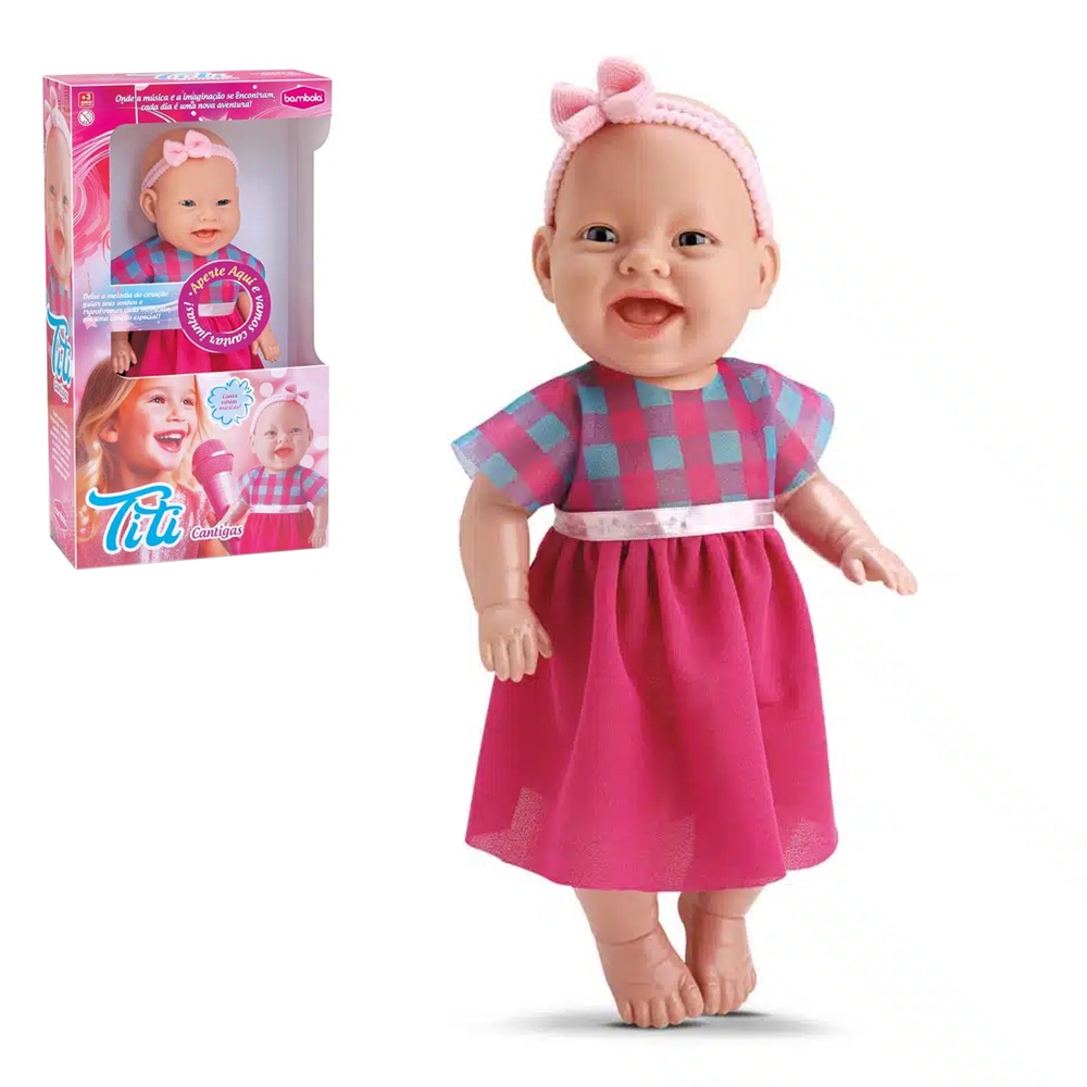 BONECA TITI CANTIGAS