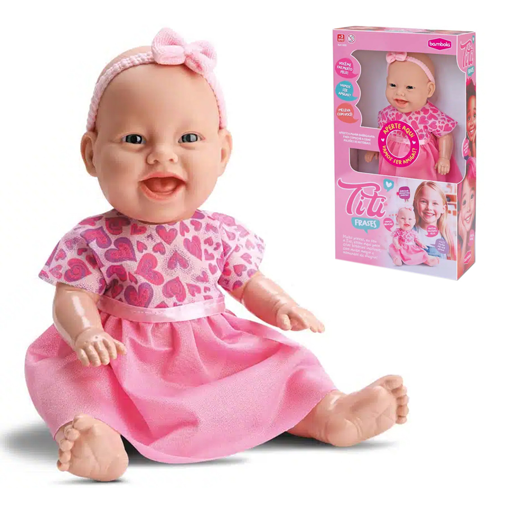 BONECA TITI FRASES