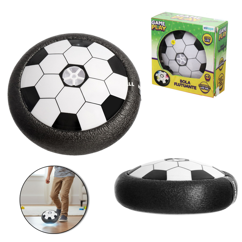 BOLA FLUTUANTE GAME PLAY COM LUZ A PILHA 5X15CM DE Ø 