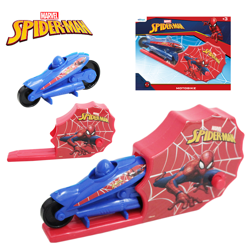 HOMEM ARANHA / SPIDER MAN MOTO COM LANCADOR MOTOBIKE 