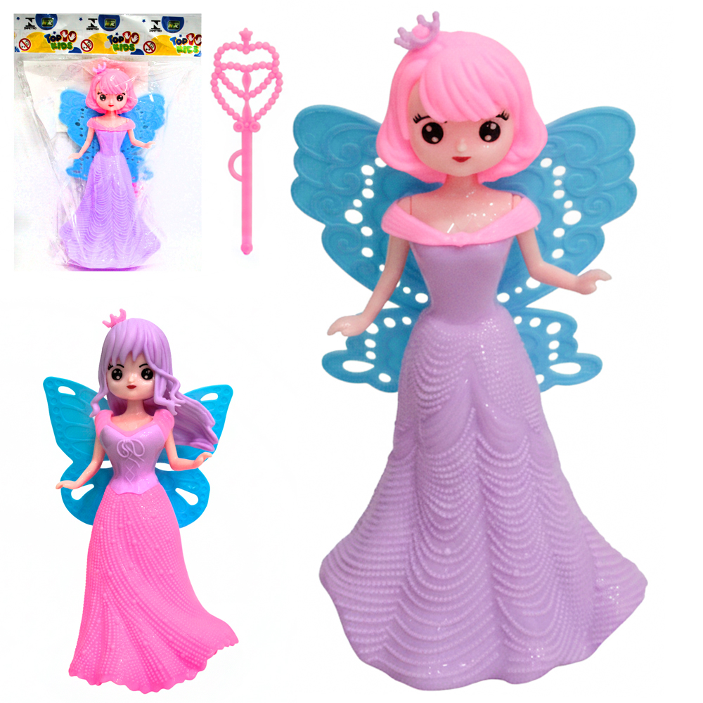 BONECA FADA COM VARINHA MAGICA / CETRO TOP KIDS