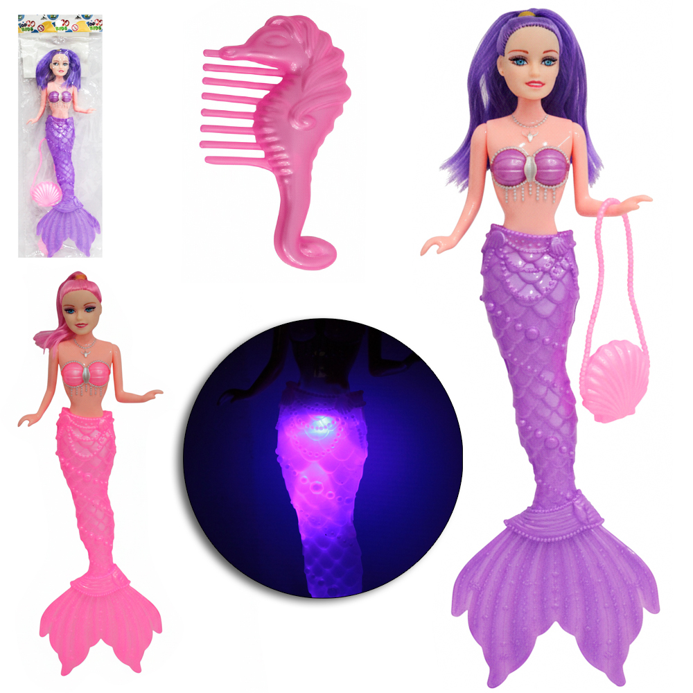 BONECA SEREIA COM PENTE + BOLSA TOP KIDS