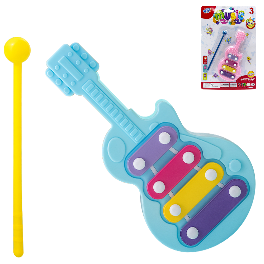 XILOFONE MUSICAL INFANTIL GUITARRA 15X7CM
