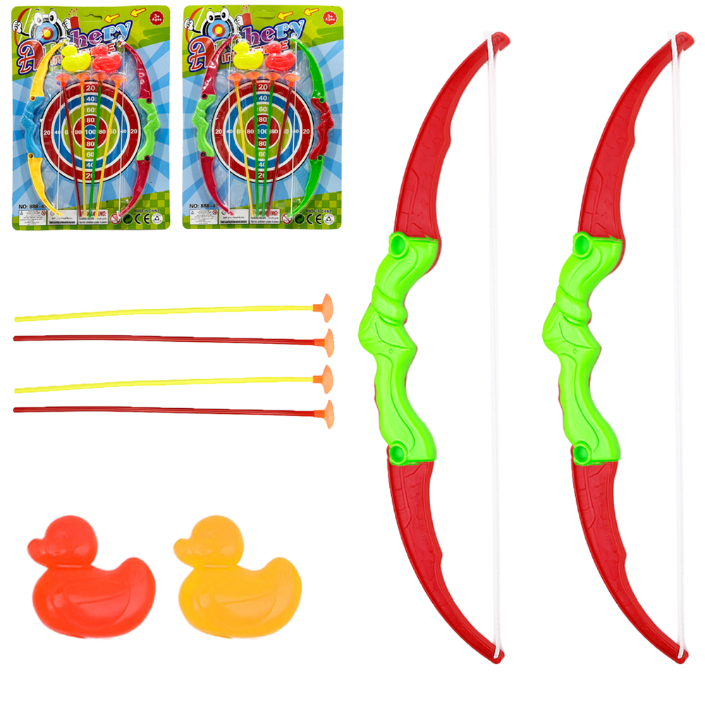 ARCO E FLECHA COM 4 VENTOSAS + 2 PATOS