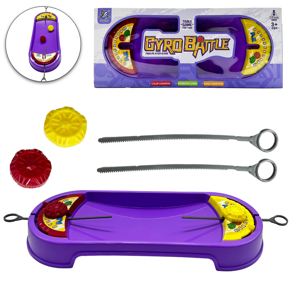 JOGO BATALHA DE PIAO / BLADE COM LANCADOR GYRO BATTLE 5 PECAS