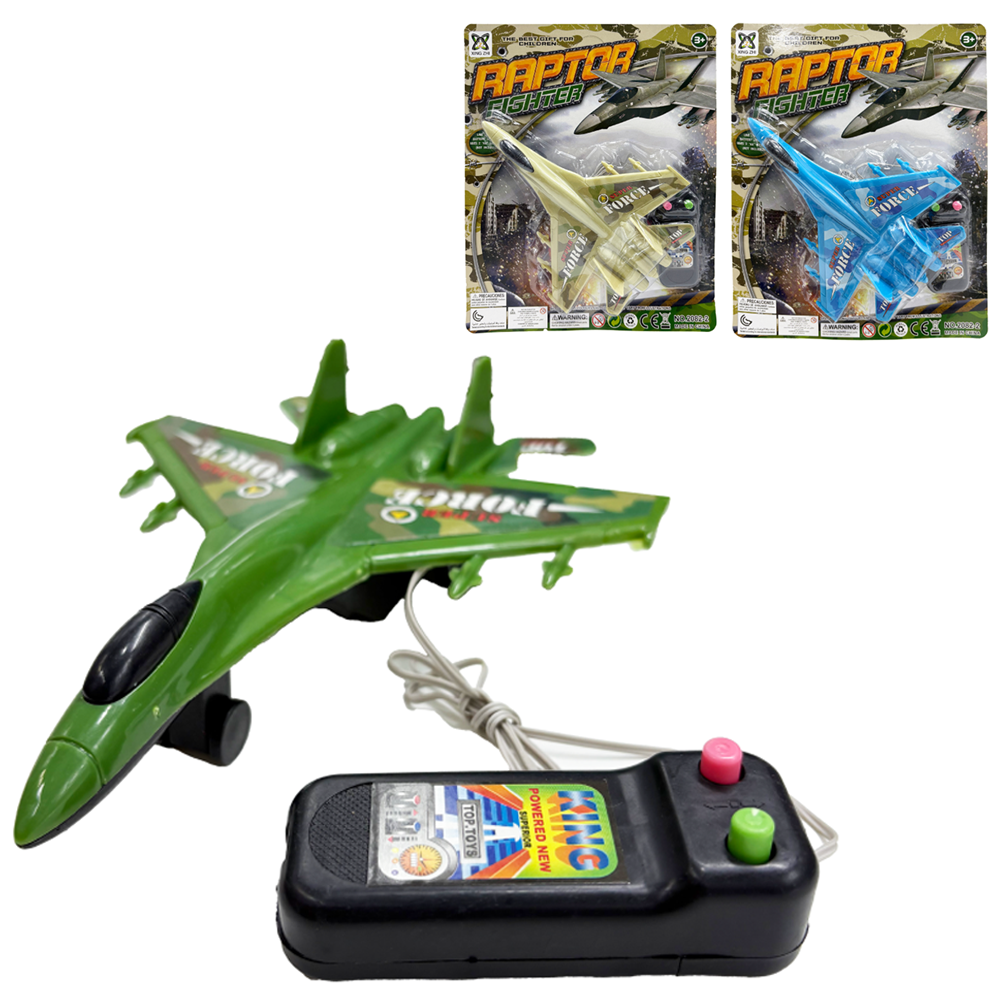 AVIAO COM CONTROLE REMOTO COM FIO A PILHA