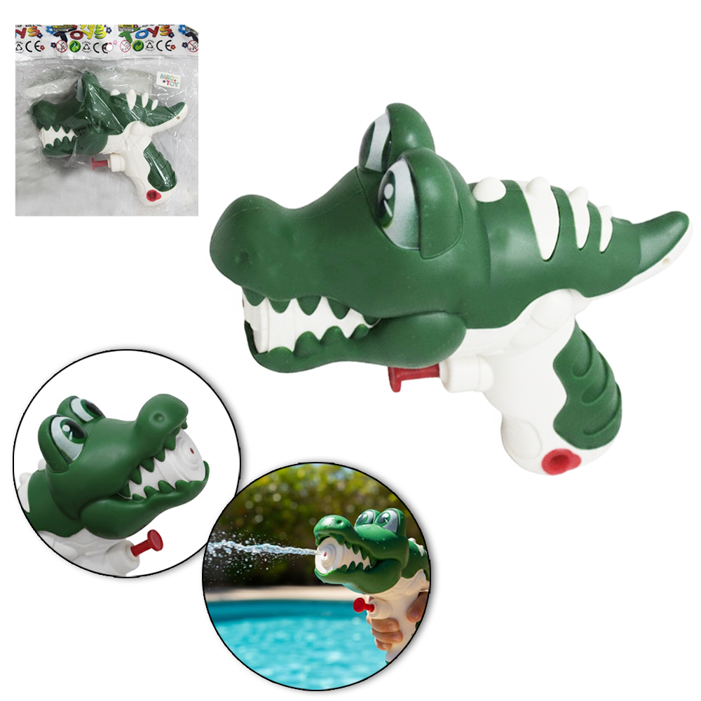 PISTOLA LANCA AGUA JACARE 14X9CM