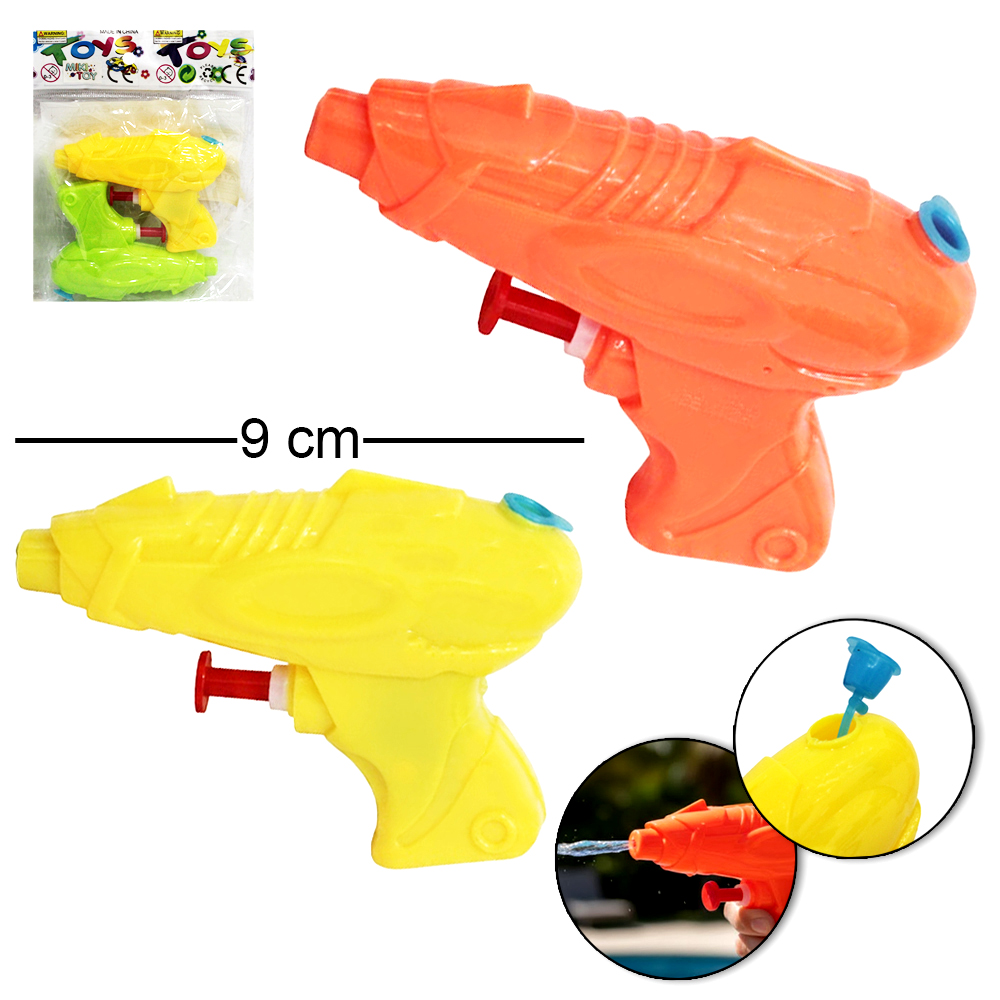 PISTOLA LANCA AGUA COLORS COM 2 PECAS 9X6CM