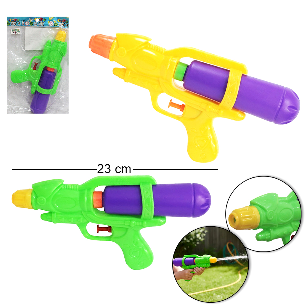 PISTOLA LANCA AGUA COLORS 23X12CM